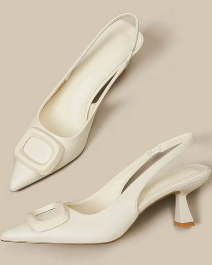 Slingback Pointed Toe Pumps 