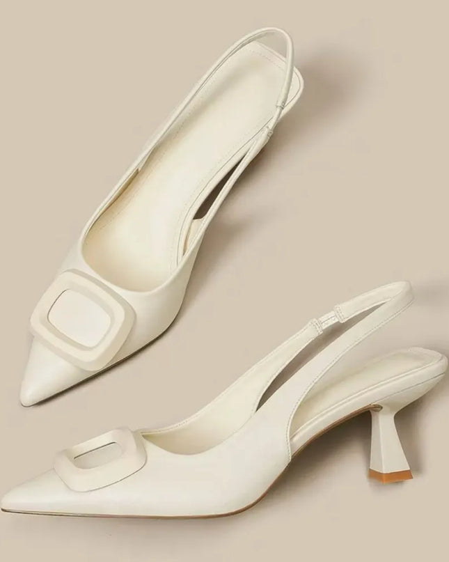 Slingback Pointed Toe Pumps 