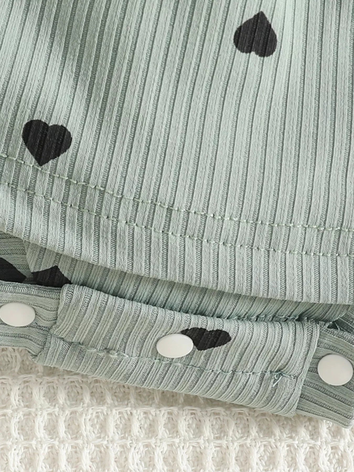 Children's Heart Print Dress & Headband Set