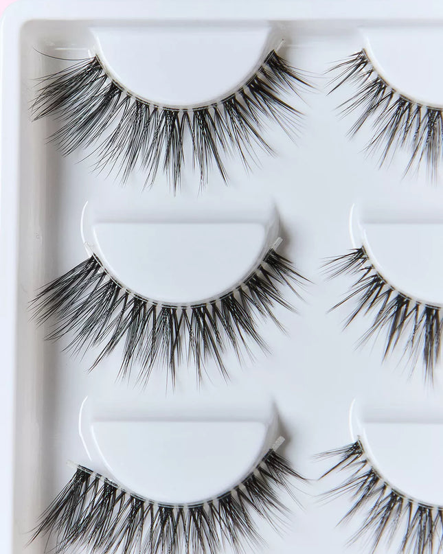 SO PINK BEAUTY Faux Mink Eyelashes 5 Pairs 