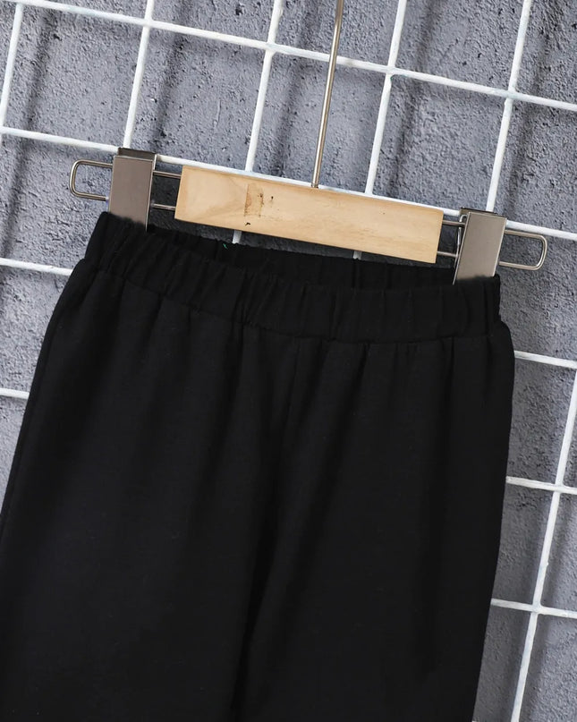 Kids Graphic Round Neck Long Sleeve Top and Pants Set