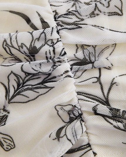 Printed Tube Top and Skirt Set