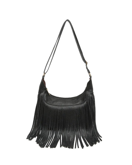 Fringe PU Leather Shoulder Bag 