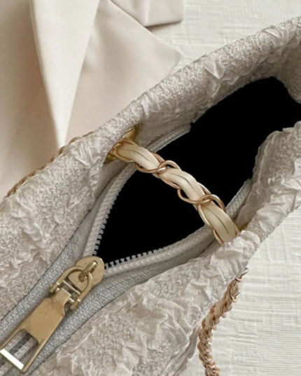 Polyester Texture Chain Tote bag 