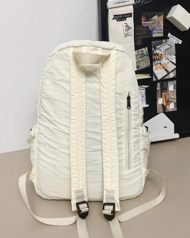 Drawstring Nylon Backpack Bag