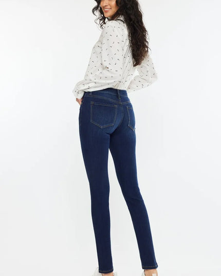 Kancan Mid Rise Super Skinny Jeans 