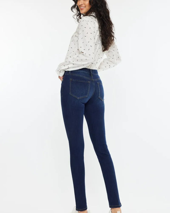 Kancan Mid Rise Super Skinny Jeans 