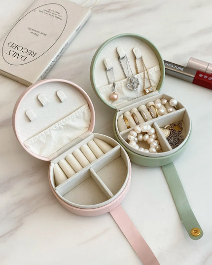 PU Leather Travel Jewelry Box