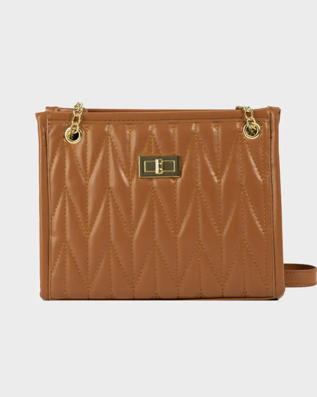 PU Leather Crossbody Bag 