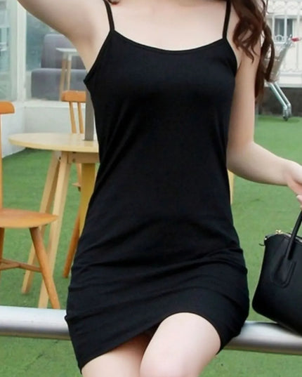 Scoop Neck Mini Cami Dress