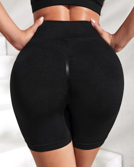 Slim Fit High Waistband Active Shorts