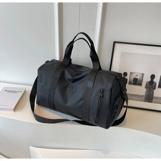 Oxford Cloth Travel Bag Black One Size