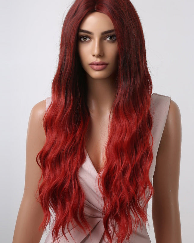 13*1" Full-Machine Wigs Synthetic Long Wave 27" 