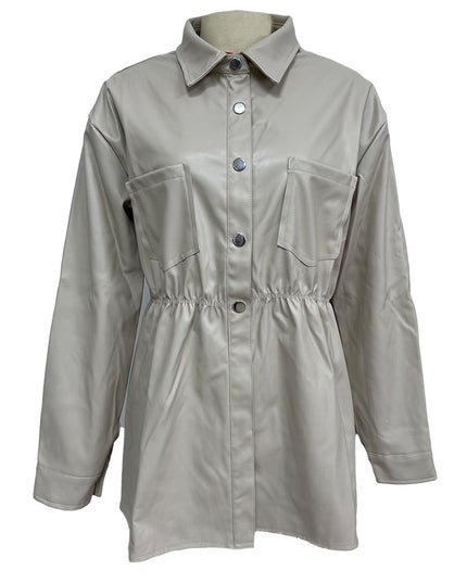 Snap Down Collared Jacket