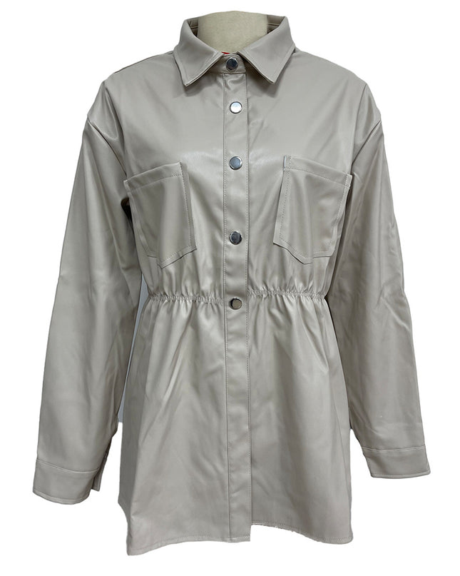 Snap Down Collared Jacket