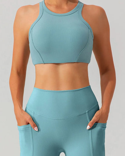 Round Neck Racerback Active Tank 