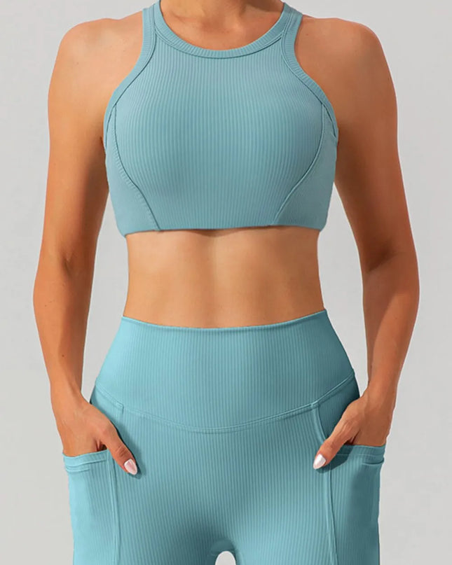 Round Neck Racerback Active Tank 
