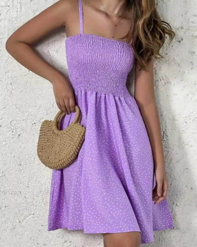 Full Size Smocked Square Neck Cami Dress Plus Size 