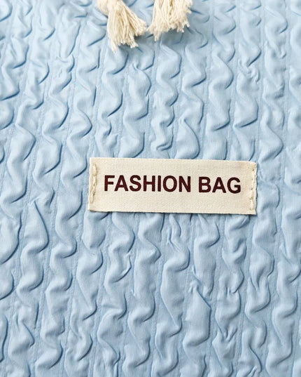 Textured Nylon Travel Bag