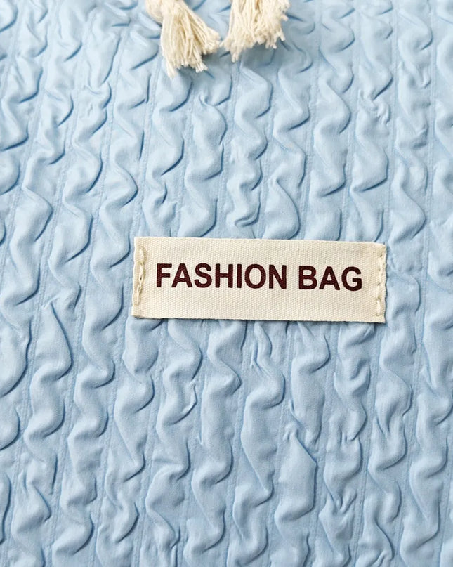 Textured Nylon Travel Bag