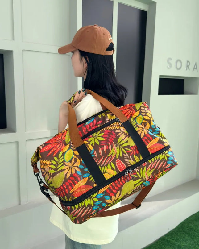 Canvas Printed Travel Bag