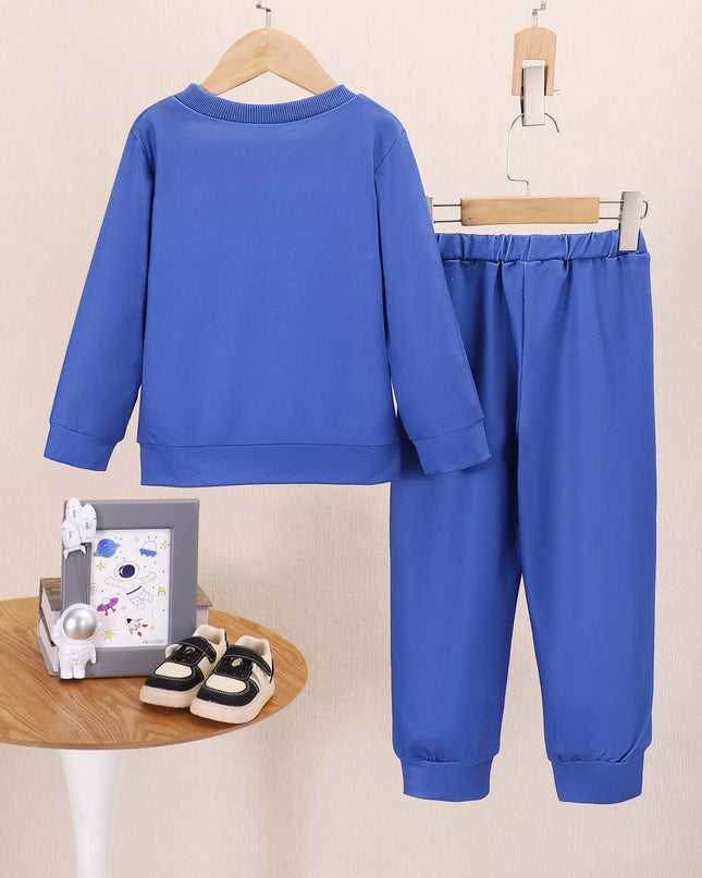 Children's Graphic Long Sleeve Top and Pants Set