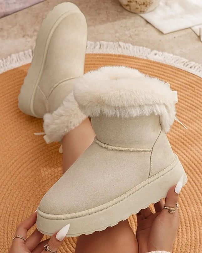 Round Toe Platform Boots