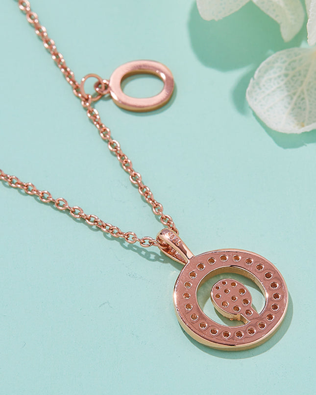 Adored Moissanite K to T Pendant Necklace