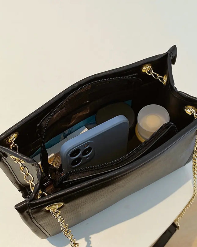 PU Leather Crossbody Bag 