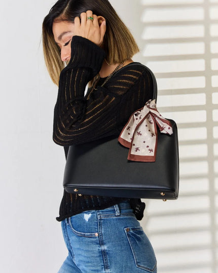 David Jones PU Leather Handbag