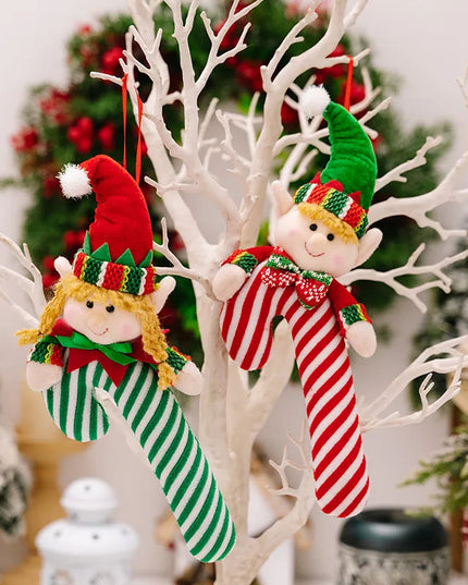 Christmas Candy Cane Hanging Ornament