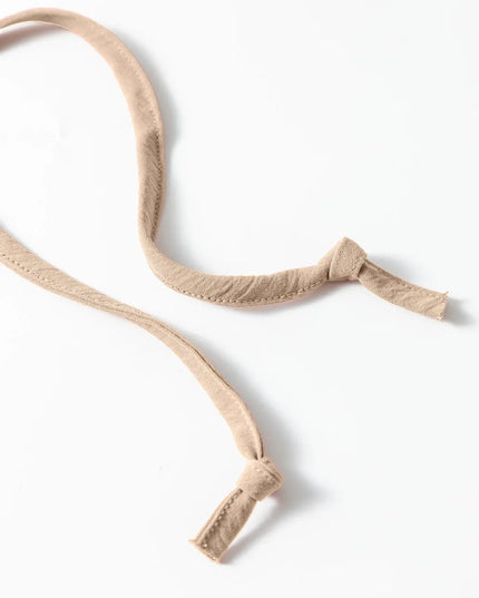 Spaghetti Strap Waist Tie Wide Leg Jumpsuit with Pockets