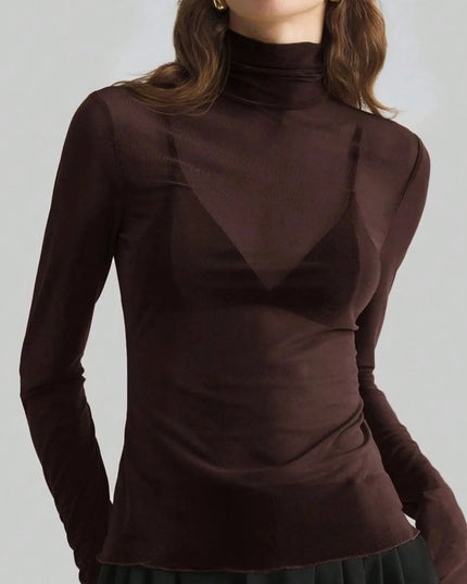 Turtleneck Long Sleeve Top