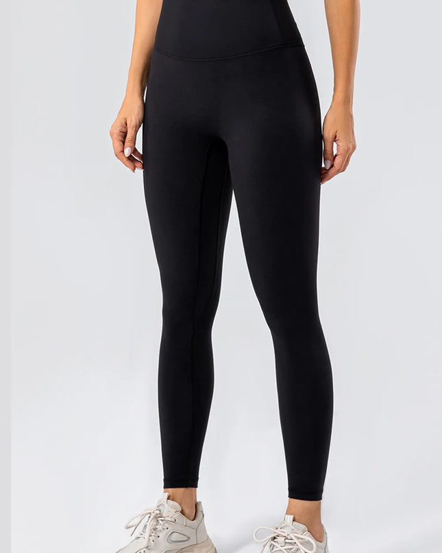 High Waist Wide Waistband Active Leggings 