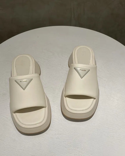 PU Leather Platform Sandals 