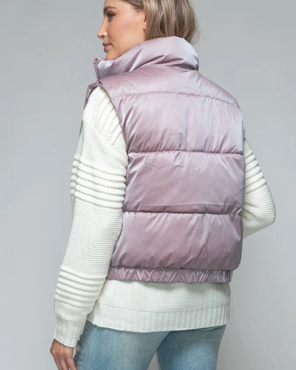 Snobbish Fine Fur Lining Quilted Vest
