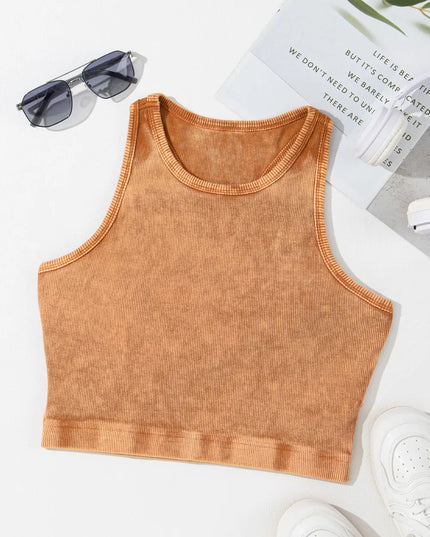 Round Neck Racerback Tank