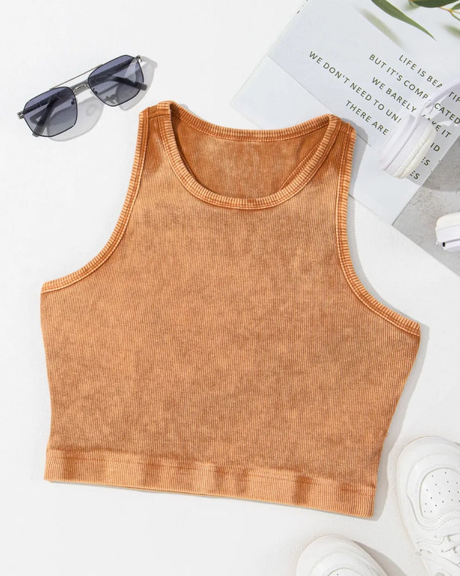 Round Neck Racerback Tank