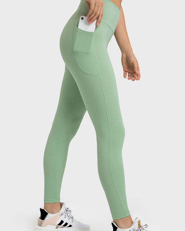 Millennia V-Waist Yoga Leggings with Pockets