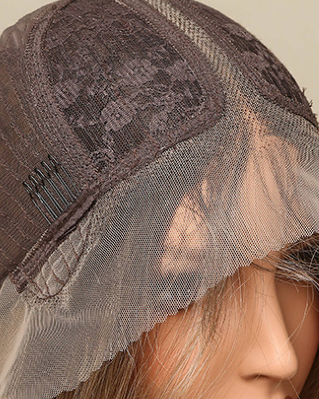 13*2" Lace Front Wigs Synthetic Long Wave 26" 150% Density in Golden Brown