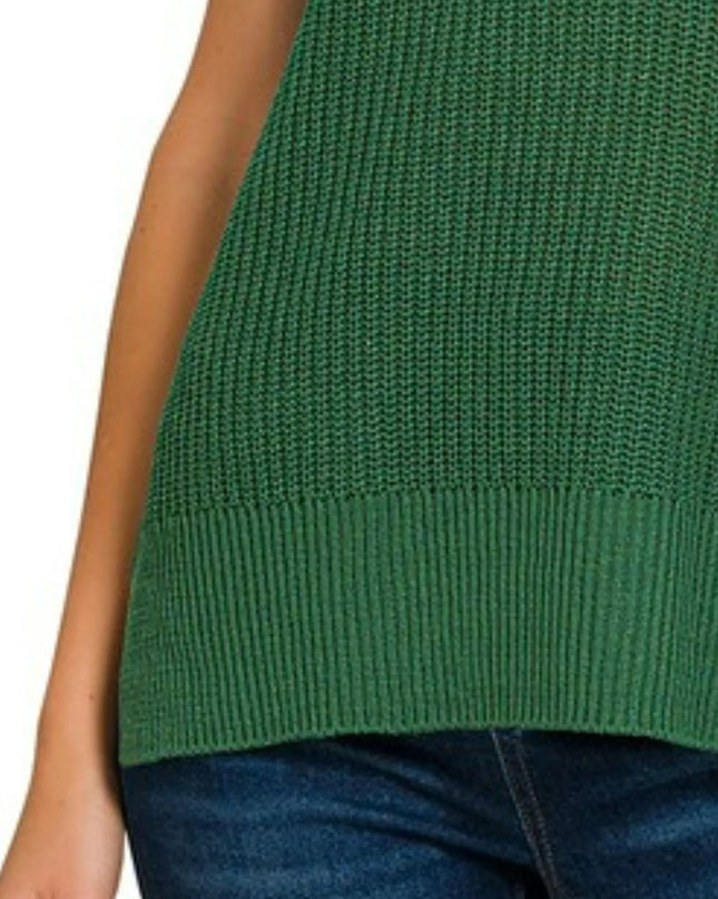 Zenana Oversized Crew Neck Sweater