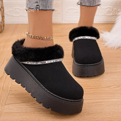 Round Toe Platform Boots