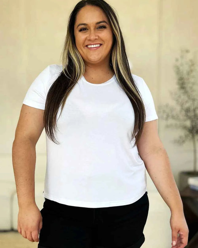 Basic Bae Full Size Round Neck Short Sleeve T-Shirt