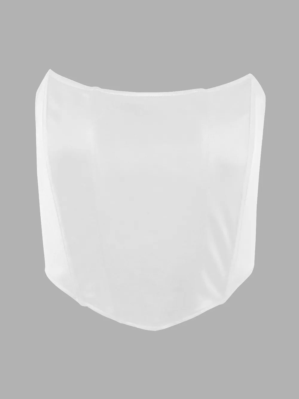 Tube Cropped Top White