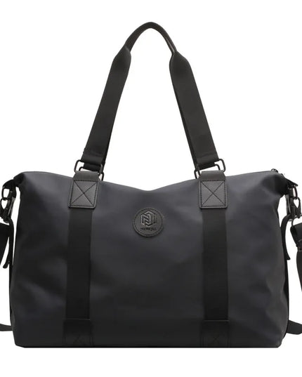 Oxford Cloth Travel Handbag Dark Navy One Size