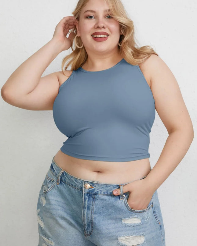 Basic Bae Full Size Round Neck Slim Tank