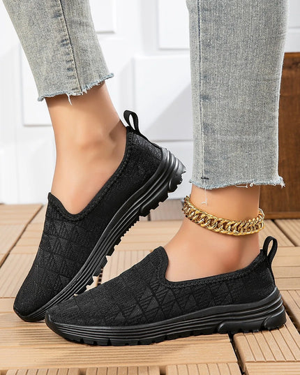 Breathable Mesh Slip-On Sneakers 