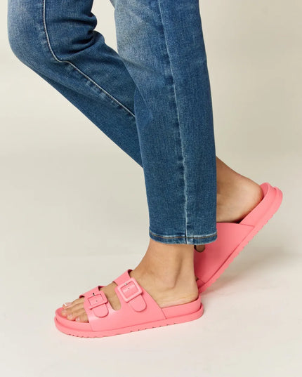 Legend Double Buckle Open Toe Sandals