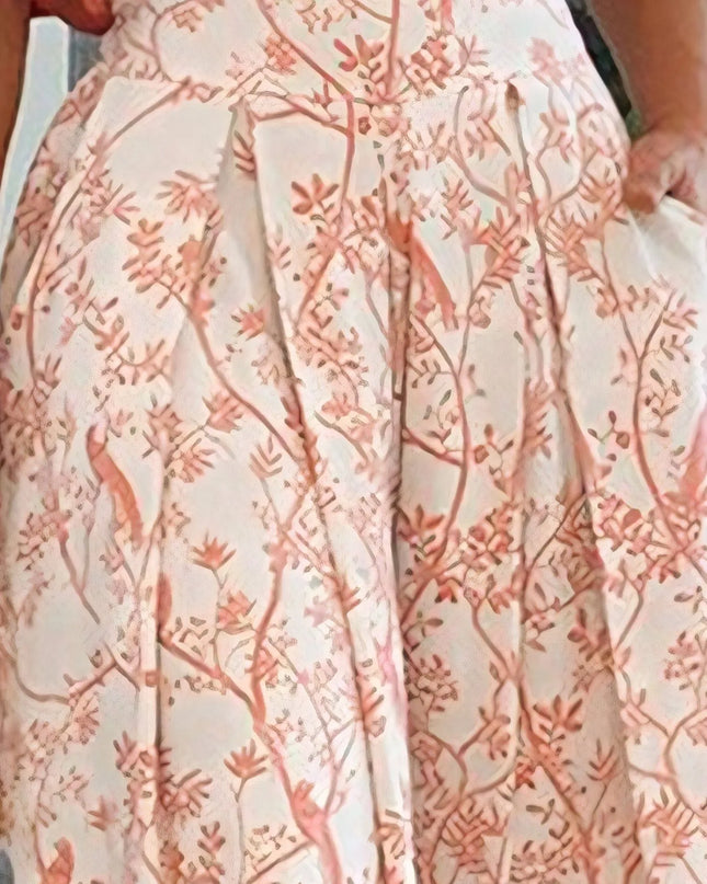 Surplice Top and High Waist Pants Set