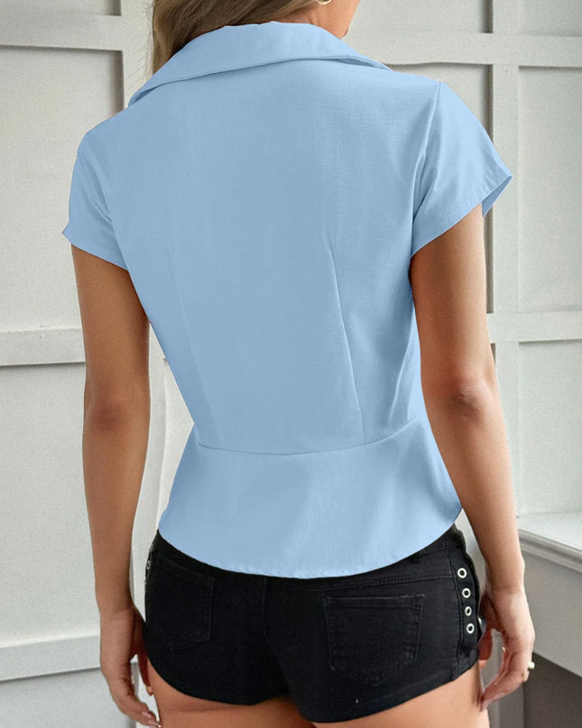 Short Sleeve Button-Up Shirt